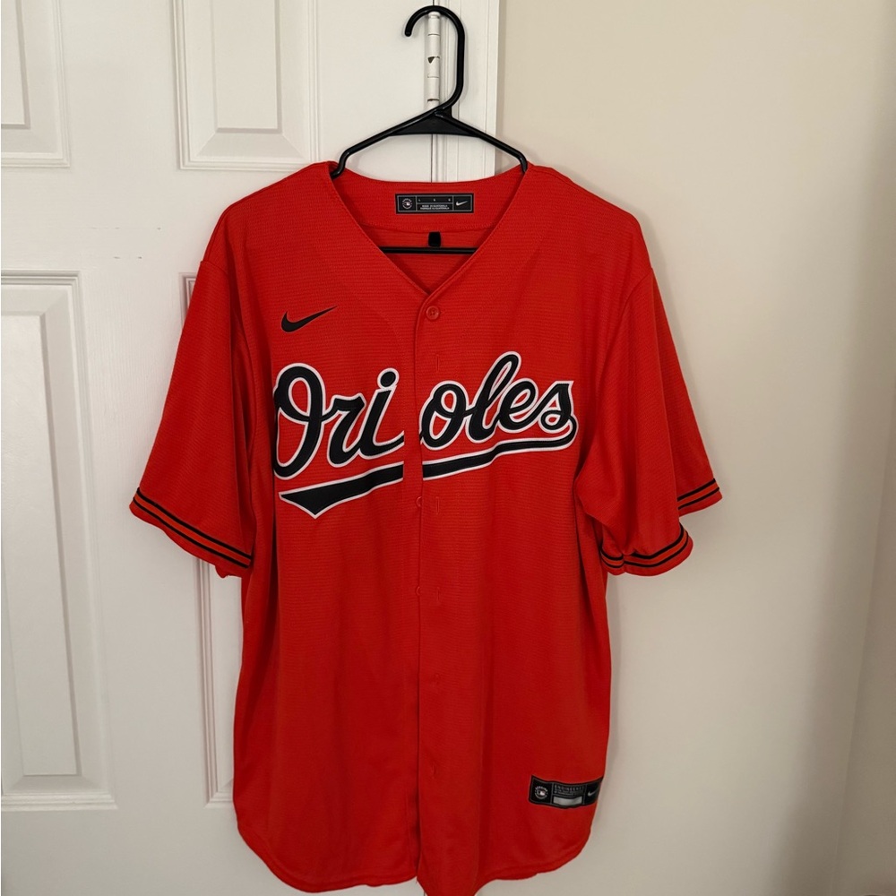 Nike Orioles alternate orange no name Jersey